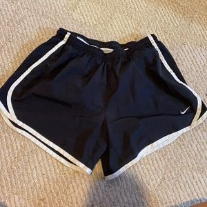 Girls black Nike running shorts!
